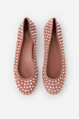 Gucci Suede Embellished Flat