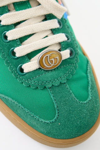 Gucci Suede & Nylon G74 Sneaker