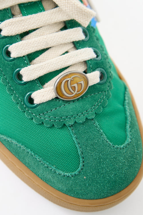 Gucci Suede & Nylon G74 Sneaker