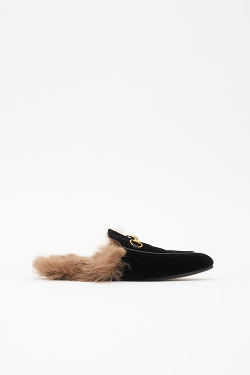 Gucci Suede Princetown Mule