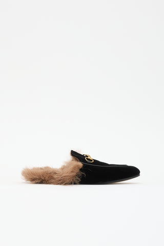 Gucci Suede Princetown Mule