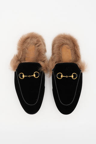 Gucci Suede Princetown Mule