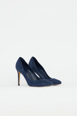 Gucci Suede Pointed Pump
