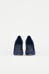Gucci Suede Pointed Pump
