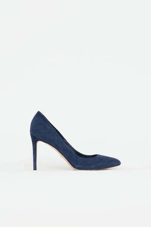 Gucci Suede Pointed Pump