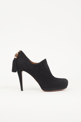 Gucci Suede Betty Tassel Bootie