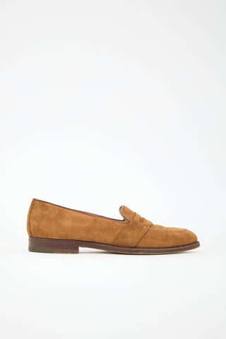 Gucci Suede Penny Loafer