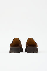 Gucci Suede Platform Mule