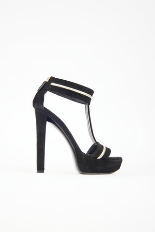 Gucci Suede Platform Sandal