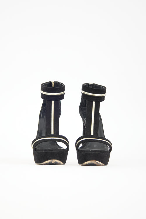 Gucci Suede Platform Sandal