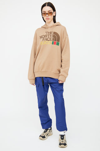 Brown Logo Hoodie Gucci