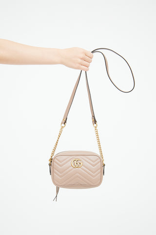 Gucci Blush GG Marmont Crossbody Bag