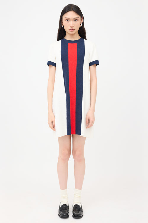 Gucci Terry Web Stripe Dress