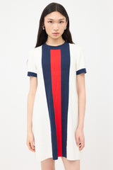Gucci Terry Web Stripe Dress