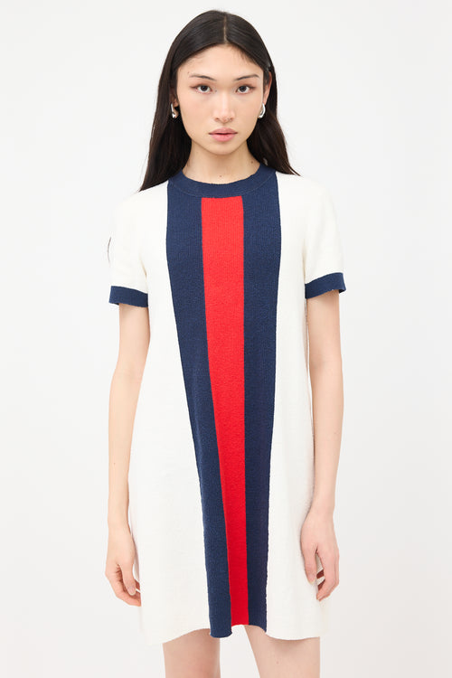 Gucci Terry Web Stripe Dress