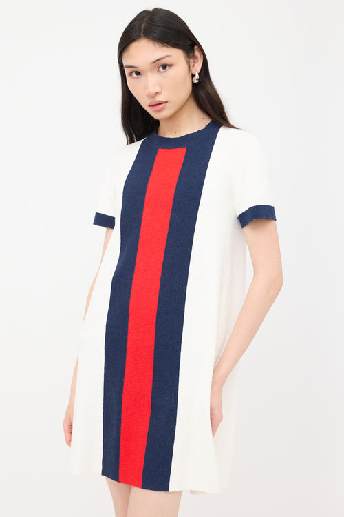 Gucci Terry Web Stripe Dress