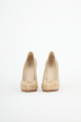 Gucci Textured Platform Heel