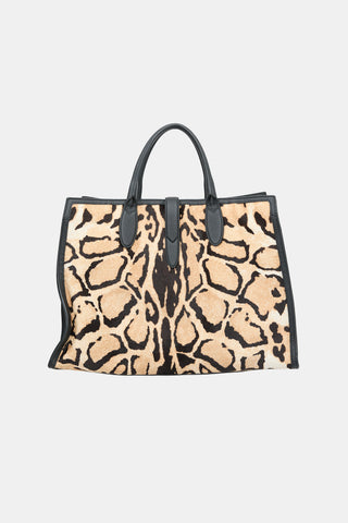 Leather Large Soft Jackie Tote Bag