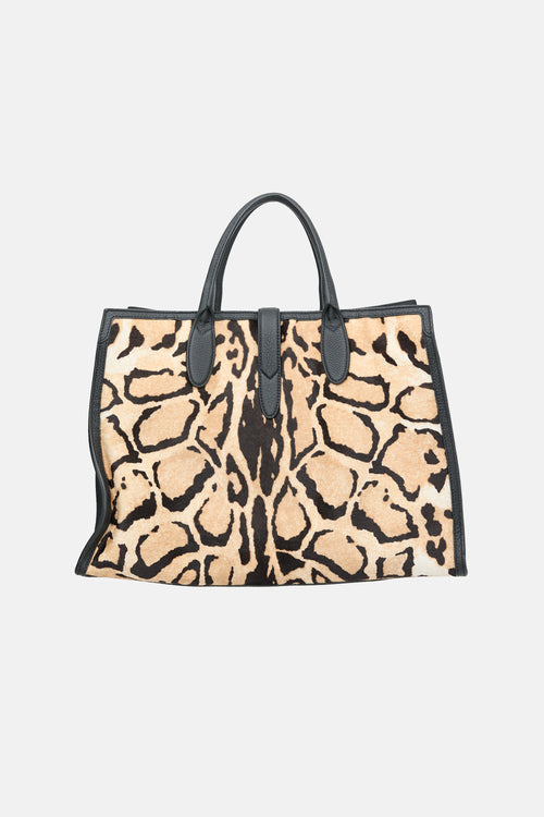 Leather Large Soft Jackie Tote Bag