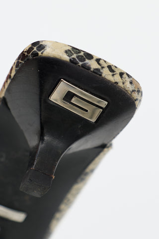 Gucci Textured Leather Mule