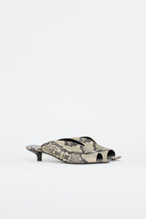 Gucci Textured Leather Mule