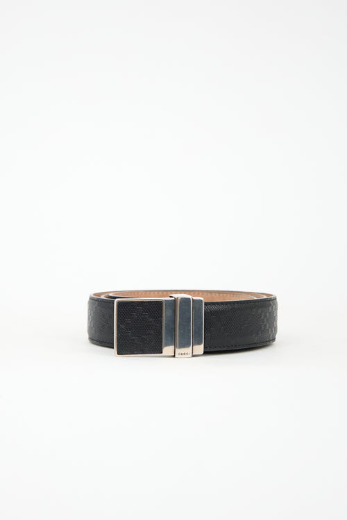 Gucci Textured Leather Belt