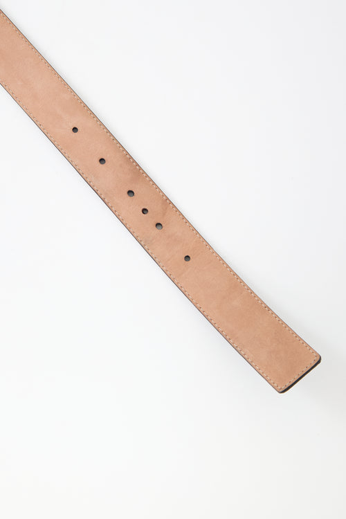 Gucci Textured Leather Belt