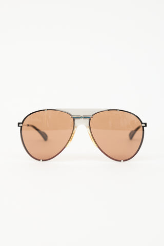 Gucci GG0740S Aviator Sunglasses