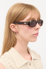 Gucci GG2419/N/S Oval Sunglasses