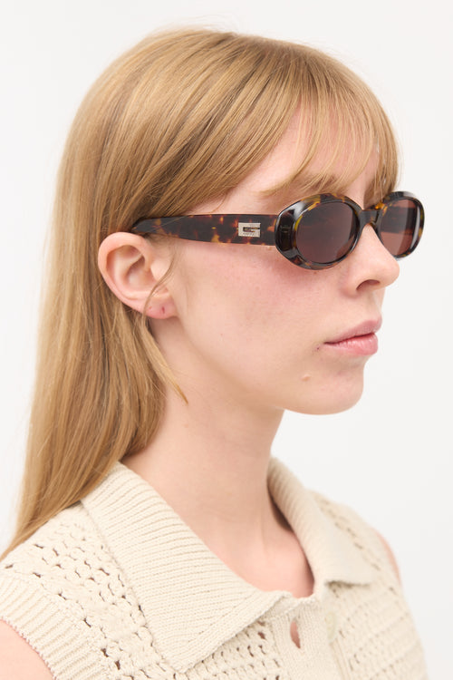 Gucci GG2419/N/S Oval Sunglasses