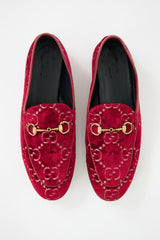 Gucci Velvet GG Jordaan Loafer