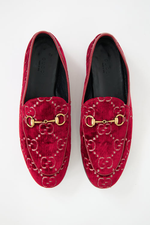 Gucci Velvet GG Jordaan Loafer