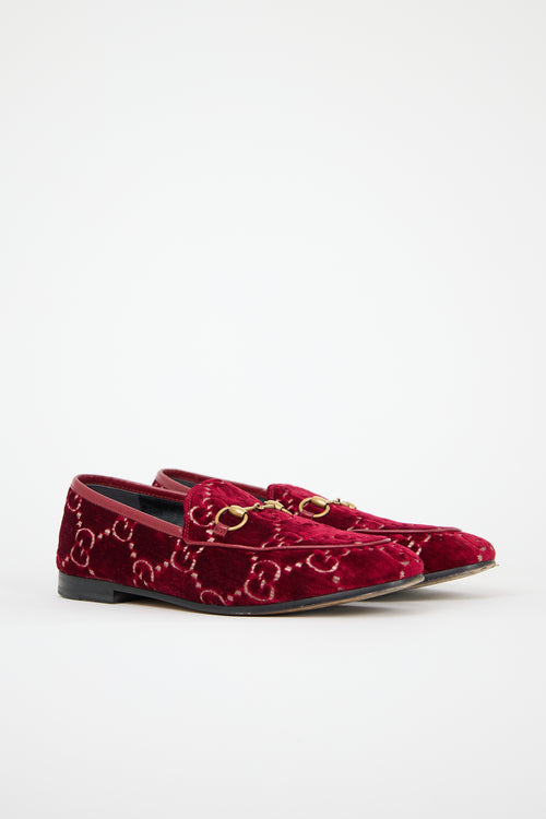 Gucci Velvet GG Jordaan Loafer