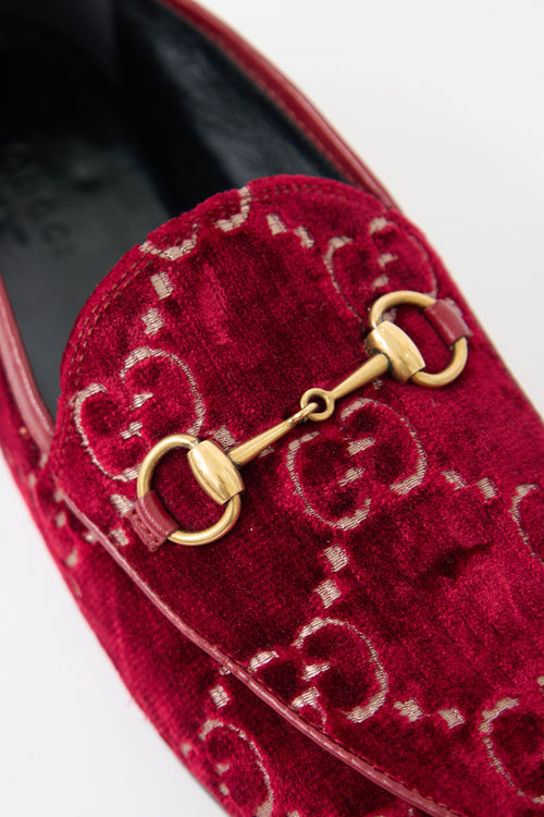 Gucci Velvet GG Jordaan Loafer