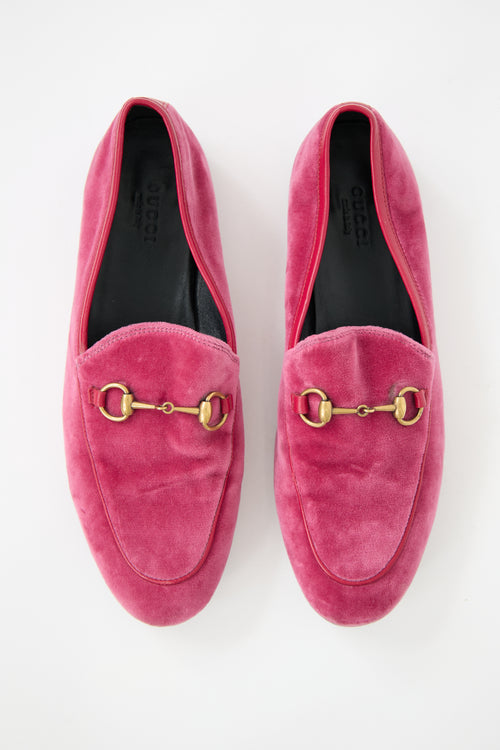 Gucci Velvet Jordaan Loafer