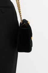 Gucci Velvet GG Marmont Small Bag