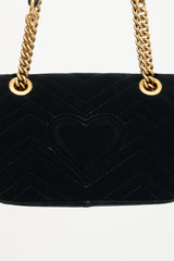 Gucci Velvet GG Marmont Small Bag