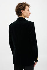 Gucci Velvet Peak Lapel Blazer
