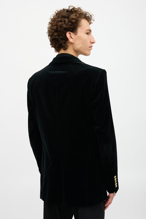 Gucci Velvet Peak Lapel Blazer
