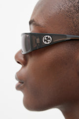 Gucci Vintage Black GG2516S Square Sunglasses