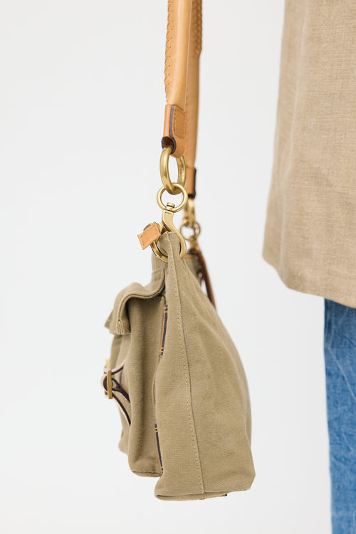 Gucci Vintage Canvas Utilitarian Bag