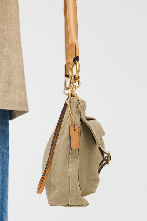 Gucci Vintage Canvas Utilitarian Bag
