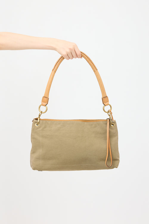 Gucci Vintage Canvas Utilitarian Bag