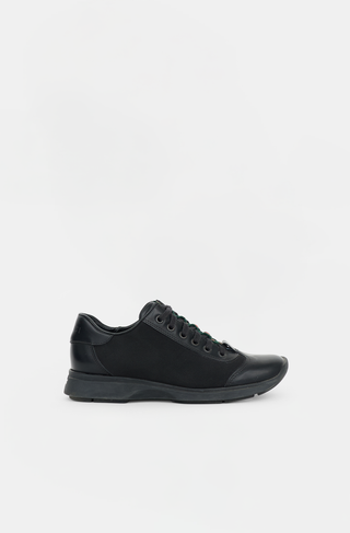 Gucci Vintage Leather Web Accent Sneaker