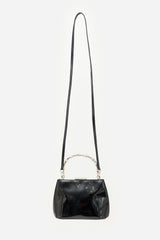 Gucci Vintage Patent Bamboo Bag