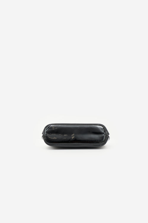 Gucci Vintage Patent Bamboo Bag