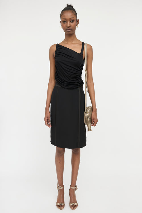 Gucci Vintage Silk Midi Skirt