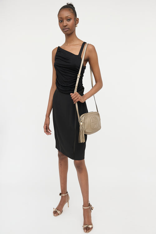 Gucci Vintage Silk Midi Skirt