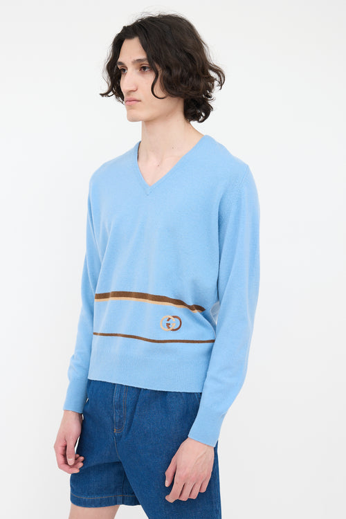 Gucci Vintage Wool Interlocking GG Sweater