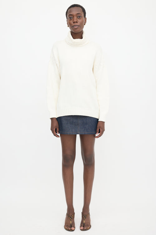Gucci Vintage Cable Knit Sweater